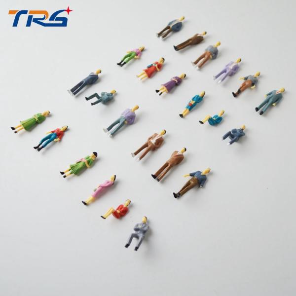 1:50 ABS plastic scale model painted figures 3.6cm for model building materials