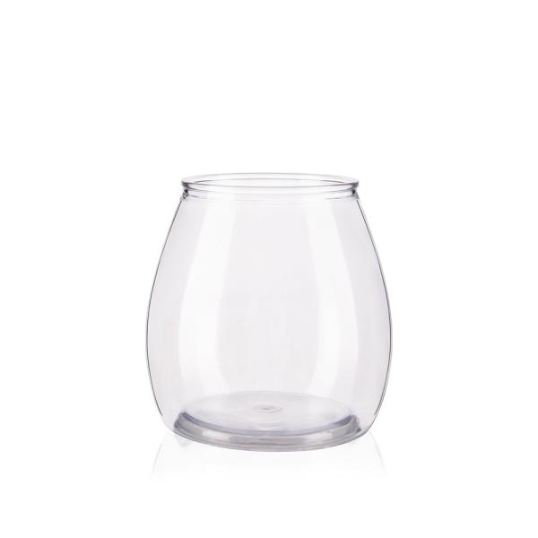 Quality 400ml Clear Double Layer Bubble Plastic Cup Suitable For Men Gifts wholesale