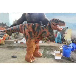 Sillicon Rubber Soft Skin Realistic Dinosaur Costume Handmade Life Size