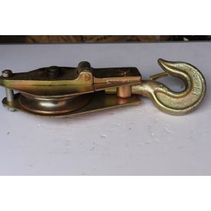 ISO TOWER ERECTION TOOLS HEAVY DUTY 8T STEEL WIRE ROPE PULLEY SNATCH BLOCK