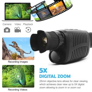 5X Digital Zoom Night Vision Scope Infrared Night Vision Monocular