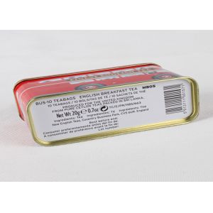 Finest English Tea Packaging Mini Tin Box With Custom Artwork CMYK Printing