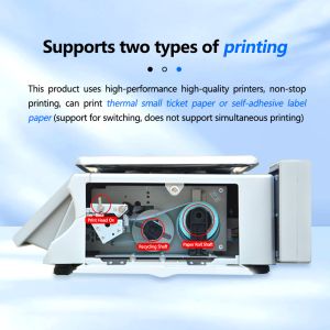 AC 100-240V/DC21V Customized Support OBM Printing Bar Code Table Scale SHW-TMC