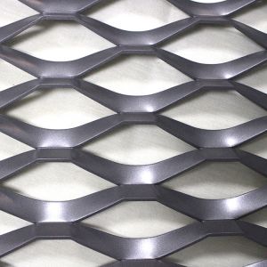 Hexagon Aluminum Expanded Metal Grill Grates Aluminium Curtain Walls Design