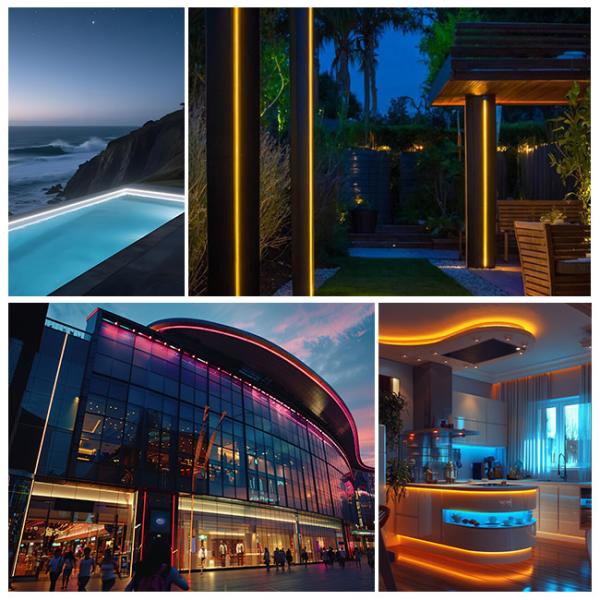 10*10mm IP68 PU Neon Flex Lights Waterproof DC24V Neon LED Flexible Strip Light