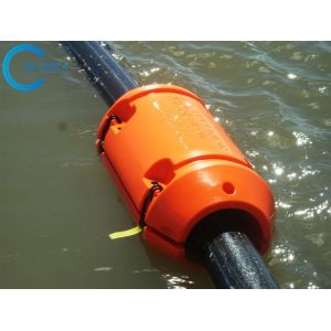 Polyethylene Pontoon Floats Wear Resistant HDPE Pipe Dredging Tubes Buoy Marine