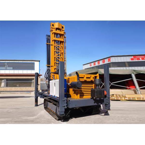 Quality High Efficiency Pneumatic Water Well Drilling Rig For Rock Layers wholesale