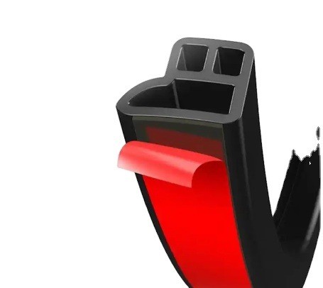 Rubber U Shape Trim-Lock Plastic Vinyl Edge Trim Molding with Steel Belt Insert