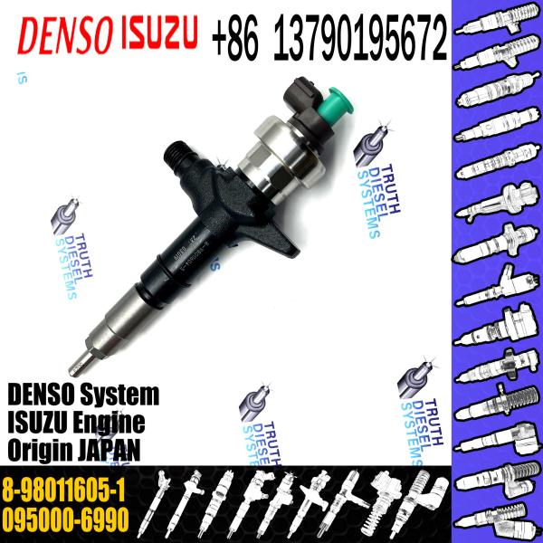 Quality New Diesel Fuel Injector 095000-6990 8-98011605-1 For ISUZU 4JJ1 wholesale
