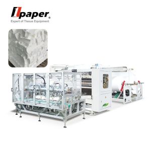 Cheap Fully automatic napkin paper embossing press folding cutting printing packing machine for Facial Tissue for sale