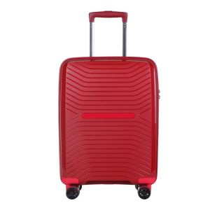 Hard Shell Double Wheel Red ODM Stylish Trolley Bags