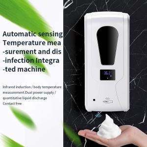 Liquid Kitchen Soap Dispenser Aerosol Dispenser Automatic Spraying With UV Light