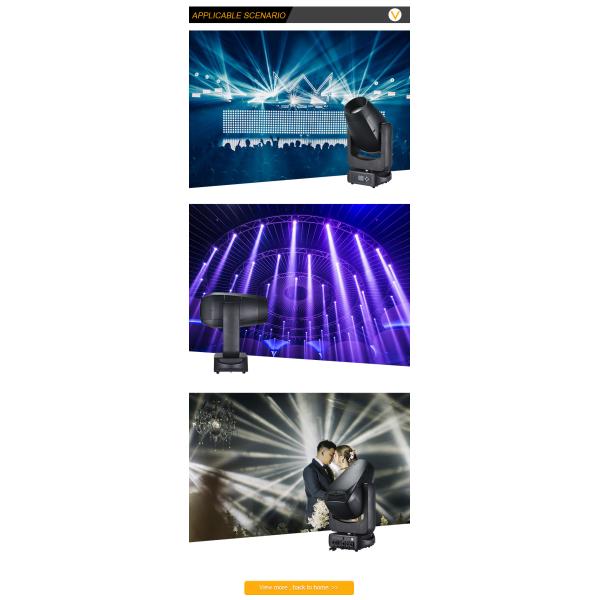 2025 BSW 280W LED Moving Head Stage Light DMX512 Beam Spot Wash 3in1 for DJ Disco Show CMY