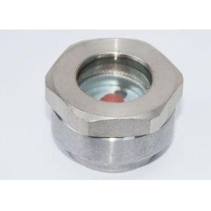 Flanged Hermetic Sight Glass 10mm Customized For Industrial Applications