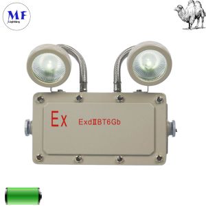 Explosion Proof 2*5W Emergency Exit Light Double Hands Cast Aluminum