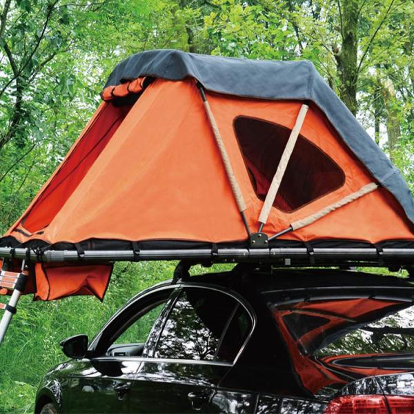 Quality 4 Persons With 2 Ladders Car Roof Tent Soft Shell High Waterproof Fabric wholesale