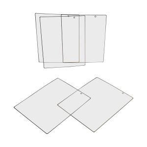 Direct 2-in-1 Glass With Oca for Samsung W21 and Z Fold2 F9160 Front Outer Glass