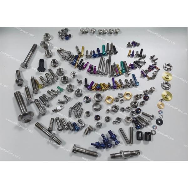 Quality Custom GR5 Ti6Al4V Titanium Bolts And Nuts For Racing Motorcycles / Bicycle wholesale