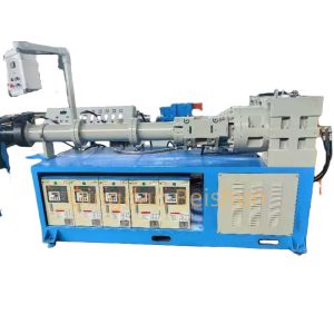 Cheap Special Shaped Rubber Strip Extrusion Line Equipped With Microwave Vulcanization Box And Hot Air Vulcanization Box for sale