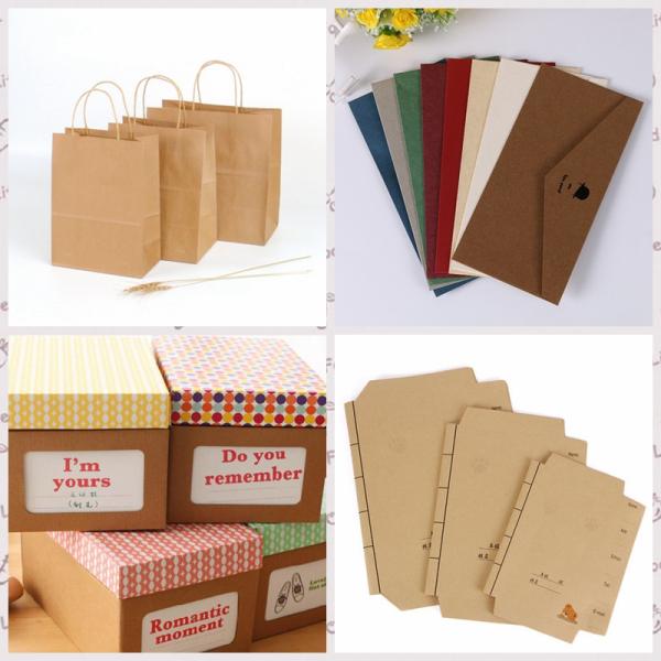 brown kraft paper 80GSM -300GSM Environmentally Friendly Tear Resistant Brown Kraft Paper In Roll