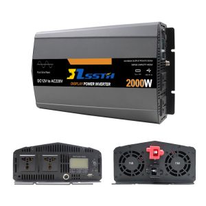 2000W Pure Sine Wave Solar Inverter 12V/24V to 110V/220V