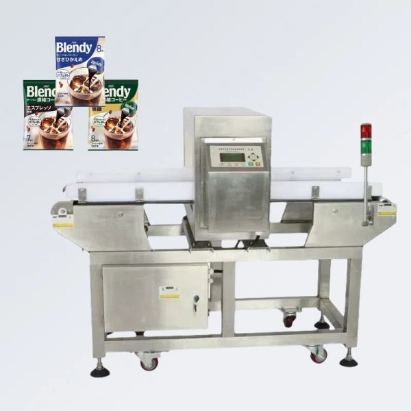 Food Industry Sorting Machines Conveyor Belt Metal Detectors for Detecting Buns