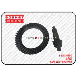 China ISUZU NPR66 4HF1 8-97035455-0 8970354550 Final Drive Gear Set on sale