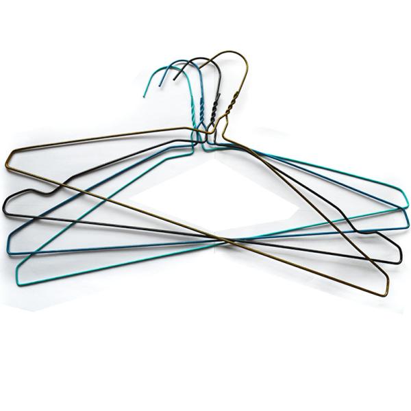 3000 Boxes A Day Wire Suit Hanger 16inch Durable Metal Construction Ideal for Retail Display and Storage Solutions
