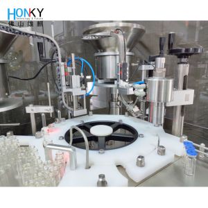 Full Automatic 10ml Vial Filling And Capping Machine For Pharma Industry