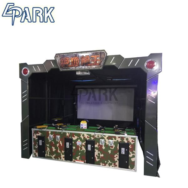 Quality Metal & Acrylic Amusement Shooting Arcade Machines With HTC Vive Helmet wholesale