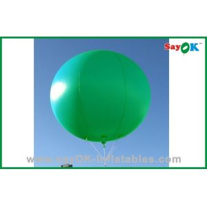 Holiday Inflatable Balloon Vivid Green Color Inflatable Helium Balloon
