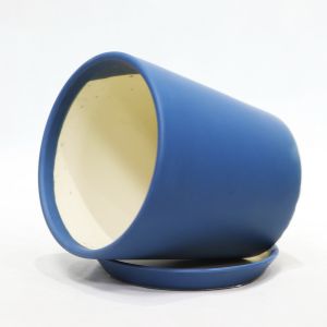 Single Ceramic Drainage Pots Lightweight For Indoor