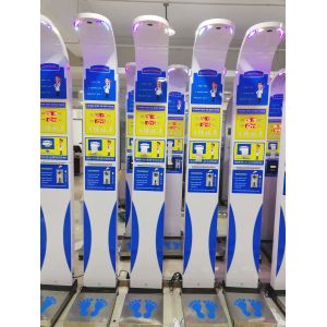 Coin Operated Weight Scale Machine , High Precision Body Mass Index Machine