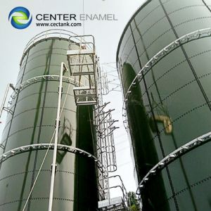 glossy Sludge Storage Tanks In Dairy Industry Wastewater Processing
