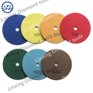 Flexible Diamond Polishing Pads for Marble Pad Type Buffing Pads Customization