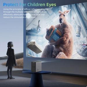 F6 Smart Mini Portable Projector Full HD Auto Focus 4K Android Smart Projector