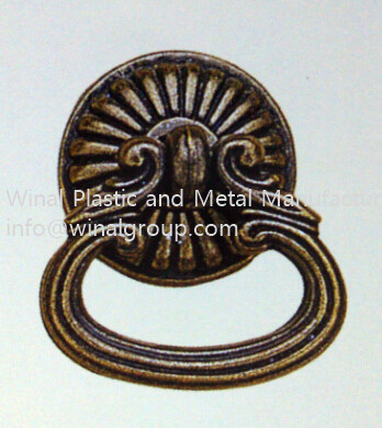 Quality Ancient brass plating pull ring handle,L49mm*W57mm,furniture accessories.OEM size & finish wholesale
