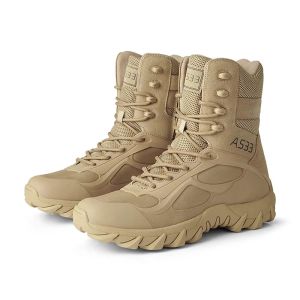 China Sand Suede Wear Resistant Hiking Boots Breathable Jungle Desert Boots on sale