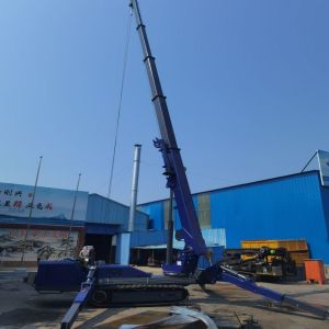 Rubber Crawler Cantilever Electric Crane Hydraulic Telescopic Outrigger Small