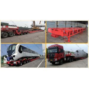Customized Axle Self Propelled Modular Transporter With Hydraulic Swing Axles
