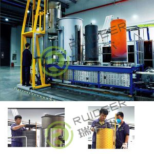 Chemical Vapor Deposition Coating Furnace With TiCL4,AICL3 Precursors And