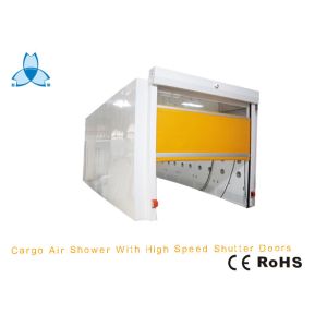 OEM Clean Air Shower Tunnel With Auto High Fast Speed Shutter Doors By Radar