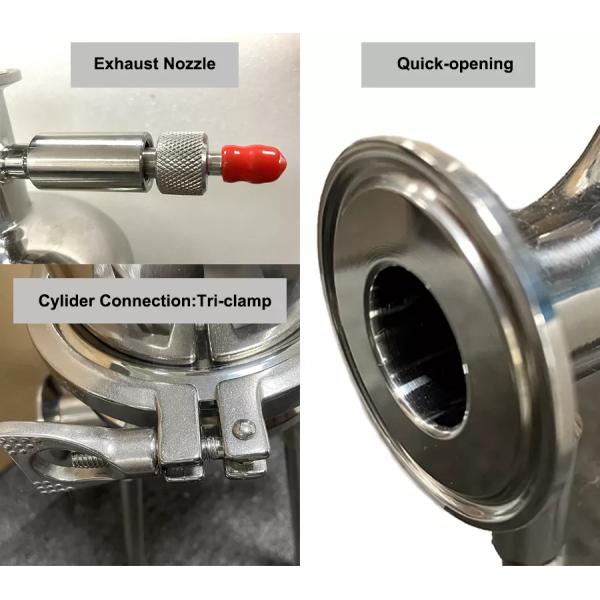 Stainless Steel Industrial Filter Titanium Rod Cartridge Filter Housing