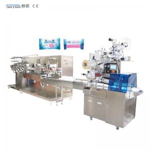 Cheap OEM Multi Material Wet Wipes Packing Machine For Floor Cleaning Mechanical Driven Type for sale