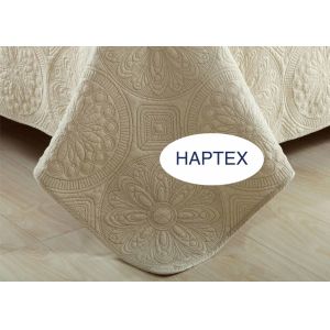 Customized Full Size Quilt Country Style 3 Pcs Disk Embroidered Coverlet And