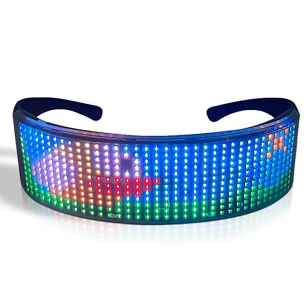 Quality App Controlled Programmable Led Glasses With Bluetooth DIY Text Pattern wholesale