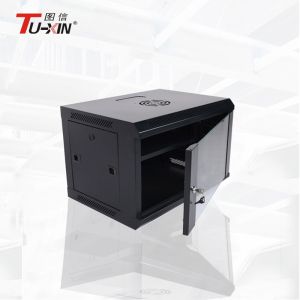 9u Wall Mount Server Rack , Dustproof Indoor Wall Data Cabinet