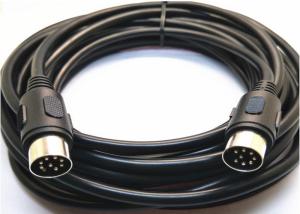Cheap Precision Audio DIN Power Cable Double Shielded Oxygen Free Copper Lines Reduce Distortion for sale
