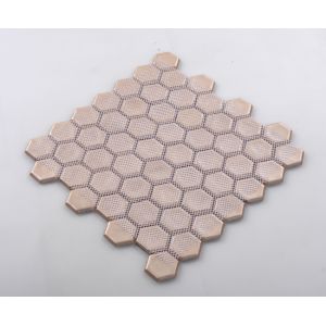 Latest Agglomerate Mosaic Tile with Hexagon Shape