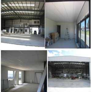 Steel Structure Hangar Q235B Q345B Bolt Welded Connection 30 Years